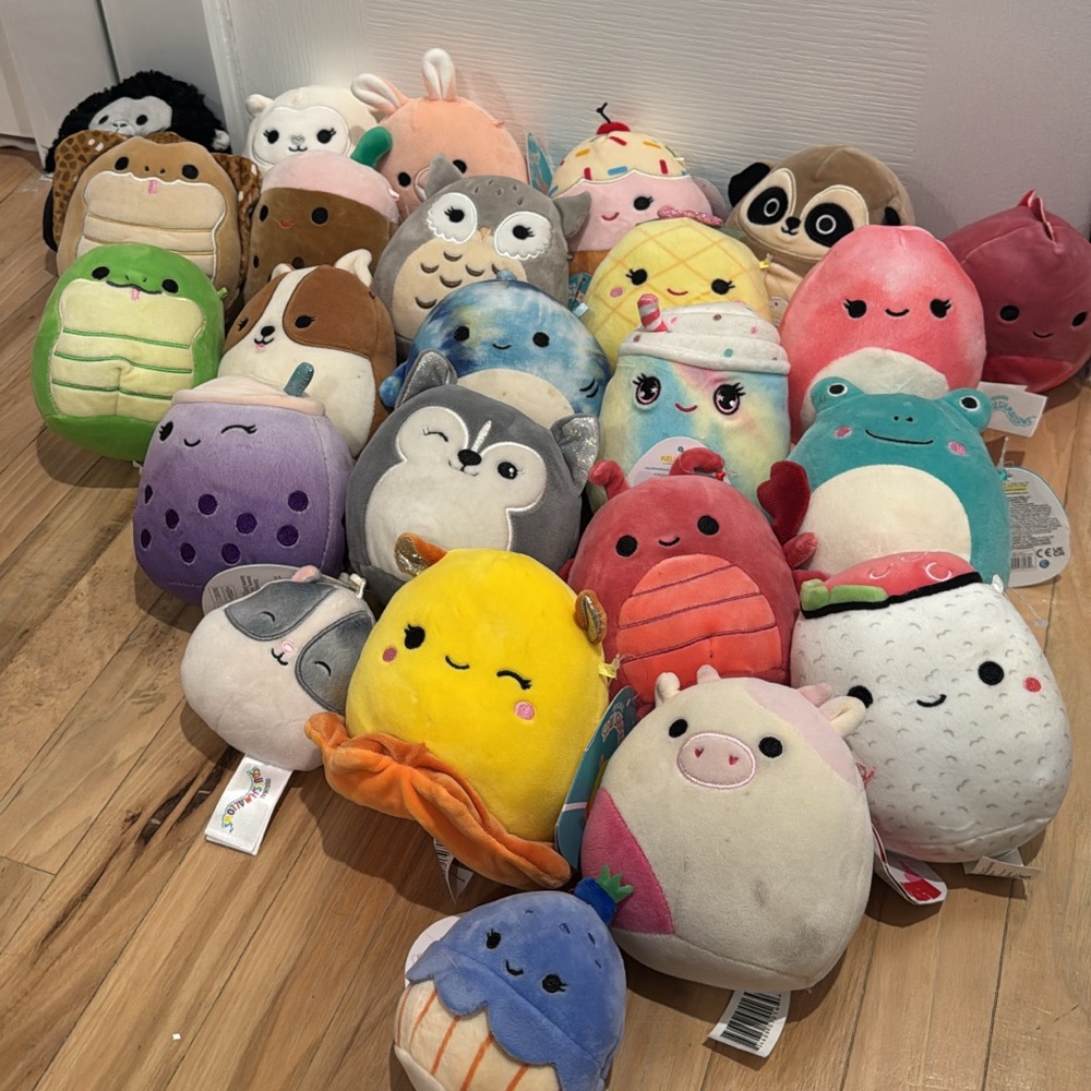 Squishmallow Colorful Plush Toy Collection